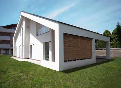 Esempio di  una casa in legno realizzata da Novellocase