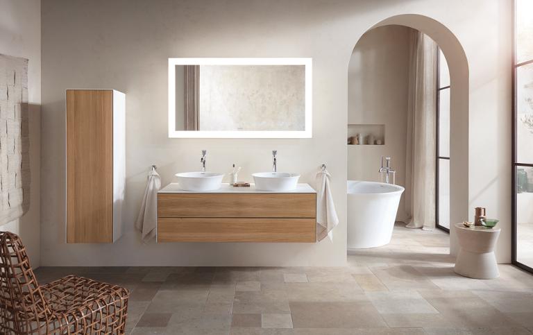vendita arredo bagno duravit napoli, bottega della ceramica, linea whitetulip di Philippe Starck