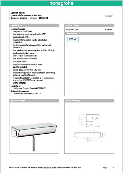 Download Techincal informations Select