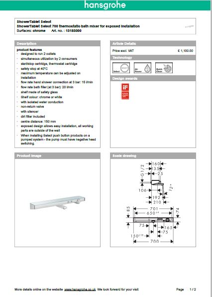 Download Techincal informations Select