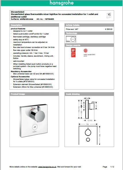 Download Techincal informations Select