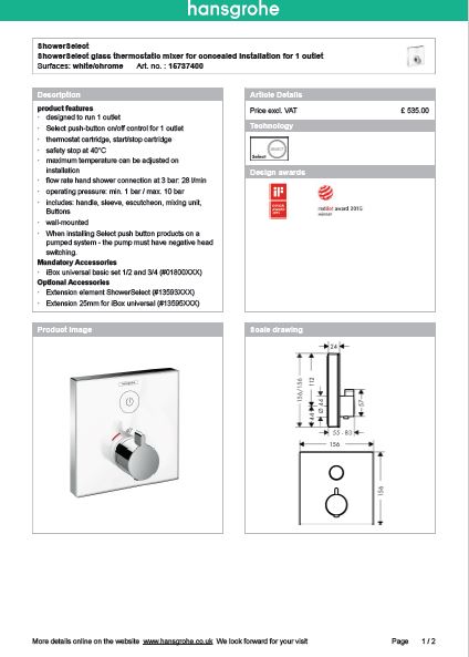 Download Techincal informations Select
