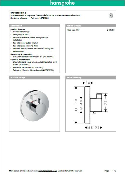 Download Techincal informations Select