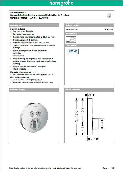 Download Techincal informations Select