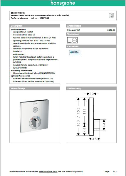 Download Techincal informations Select