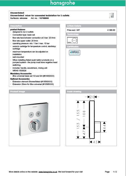 Download Techincal informations Select