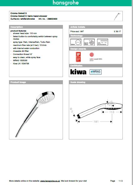 Download Techincal informations Select