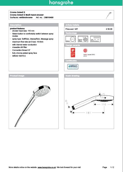 Download Techincal informations Select