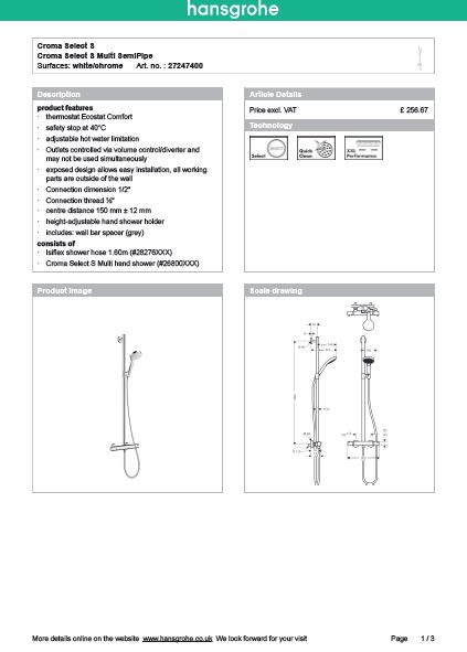 Download Techincal informations Select