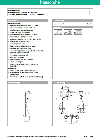 Download Techincal informations Select