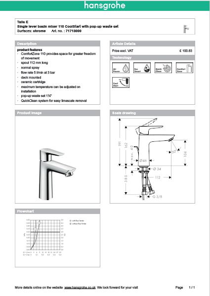 Download Techincal informations Nuovo Talis