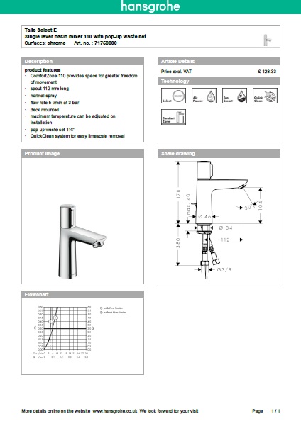 Download Techincal informations Nuovo Talis