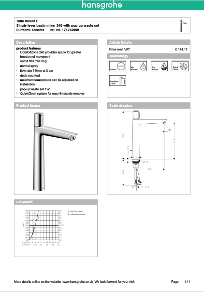Download Techincal informations Nuovo Talis