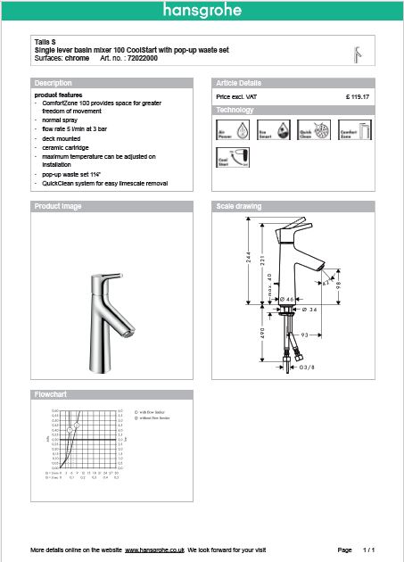 Download Techincal informations Nuovo Talis