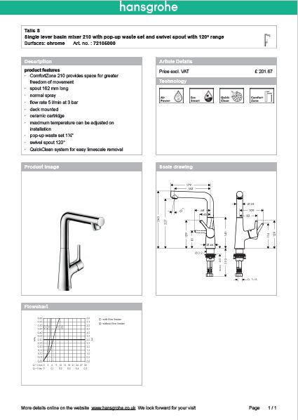 Download Techincal informations Nuovo Talis
