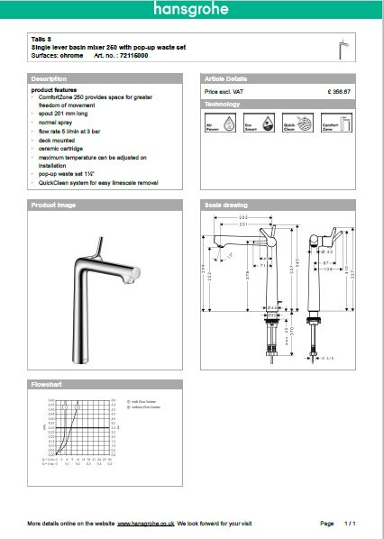 Download Techincal informations Nuovo Talis