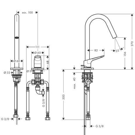 Download Techincal informations Axor Citterio M