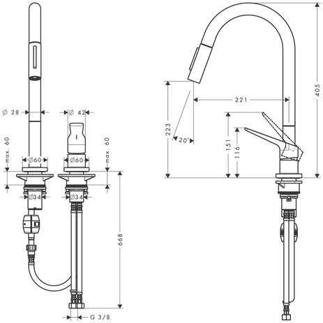 Download Techincal informations Axor Citterio M