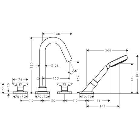 Download Techincal informations Axor Citterio M