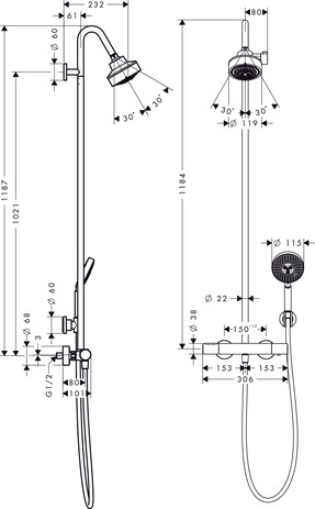 Download Techincal informations Axor Citterio M