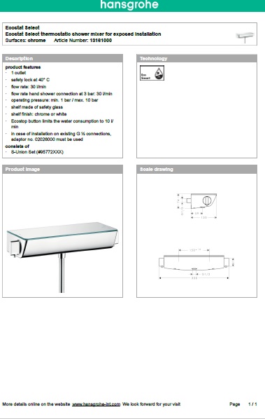 Download Techincal informations Select