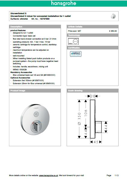 Download Techincal informations Select
