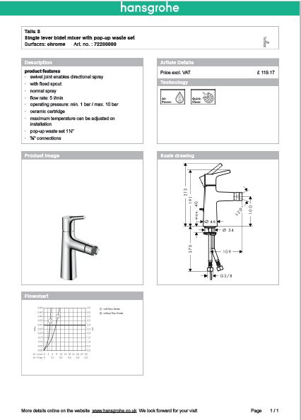 Download Techincal informations Nuovo Talis