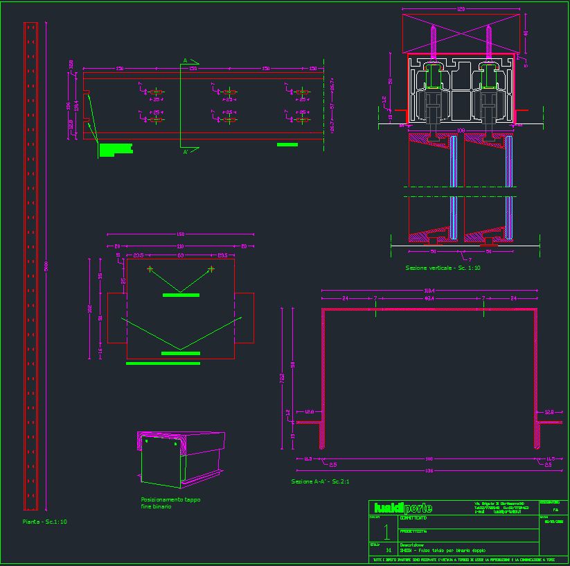 Download Techincal informations American collection - Avenue door
