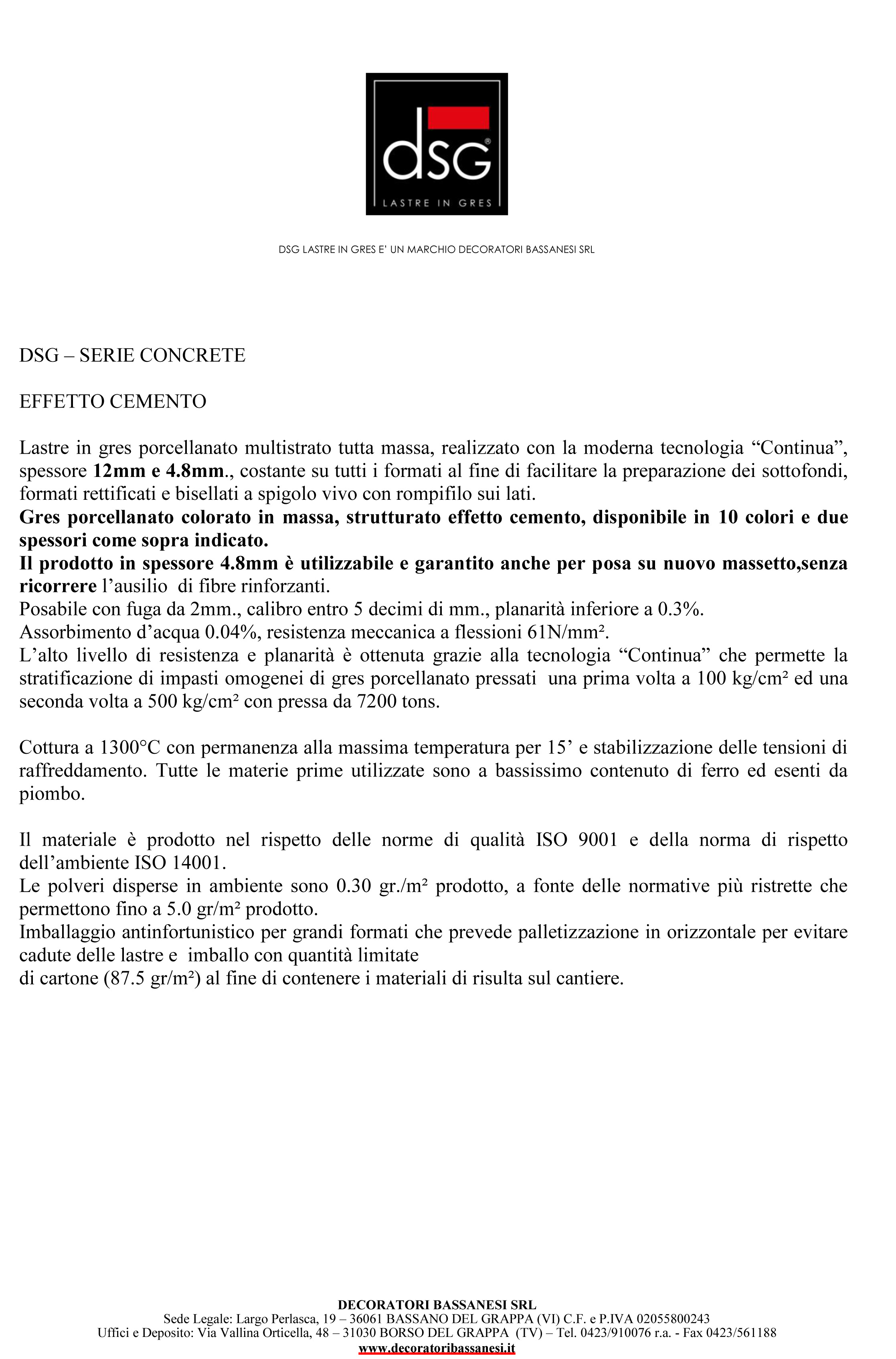 Download Specifications Concrete