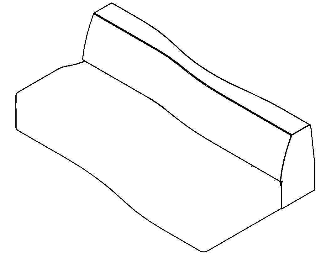 Download BIM Objects Bend sofa