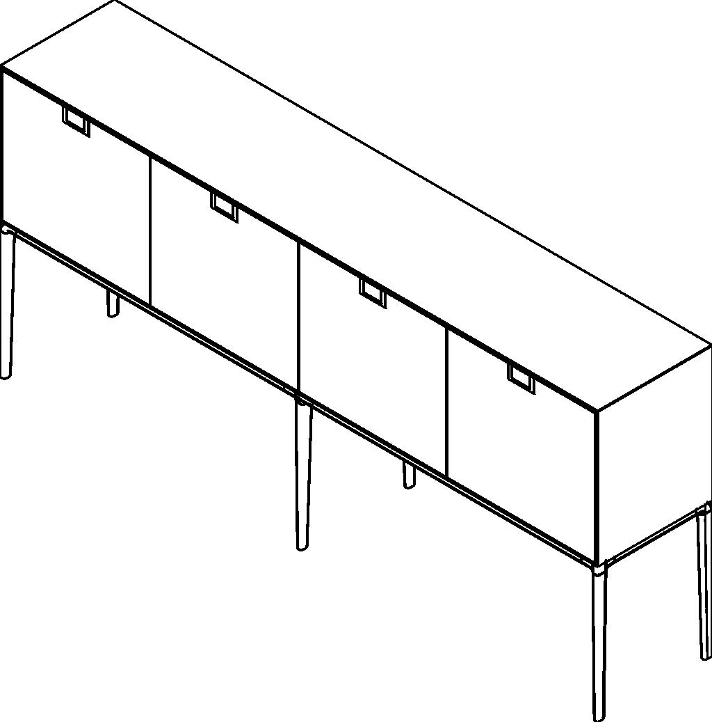 Download BIM Objects Alcor Credenze