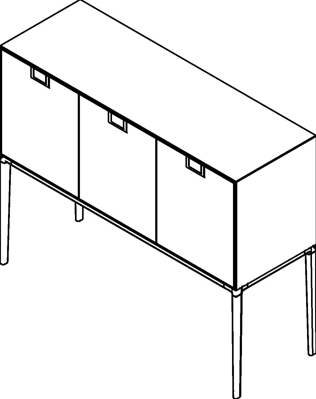 Download BIM Objects Alcor Credenze