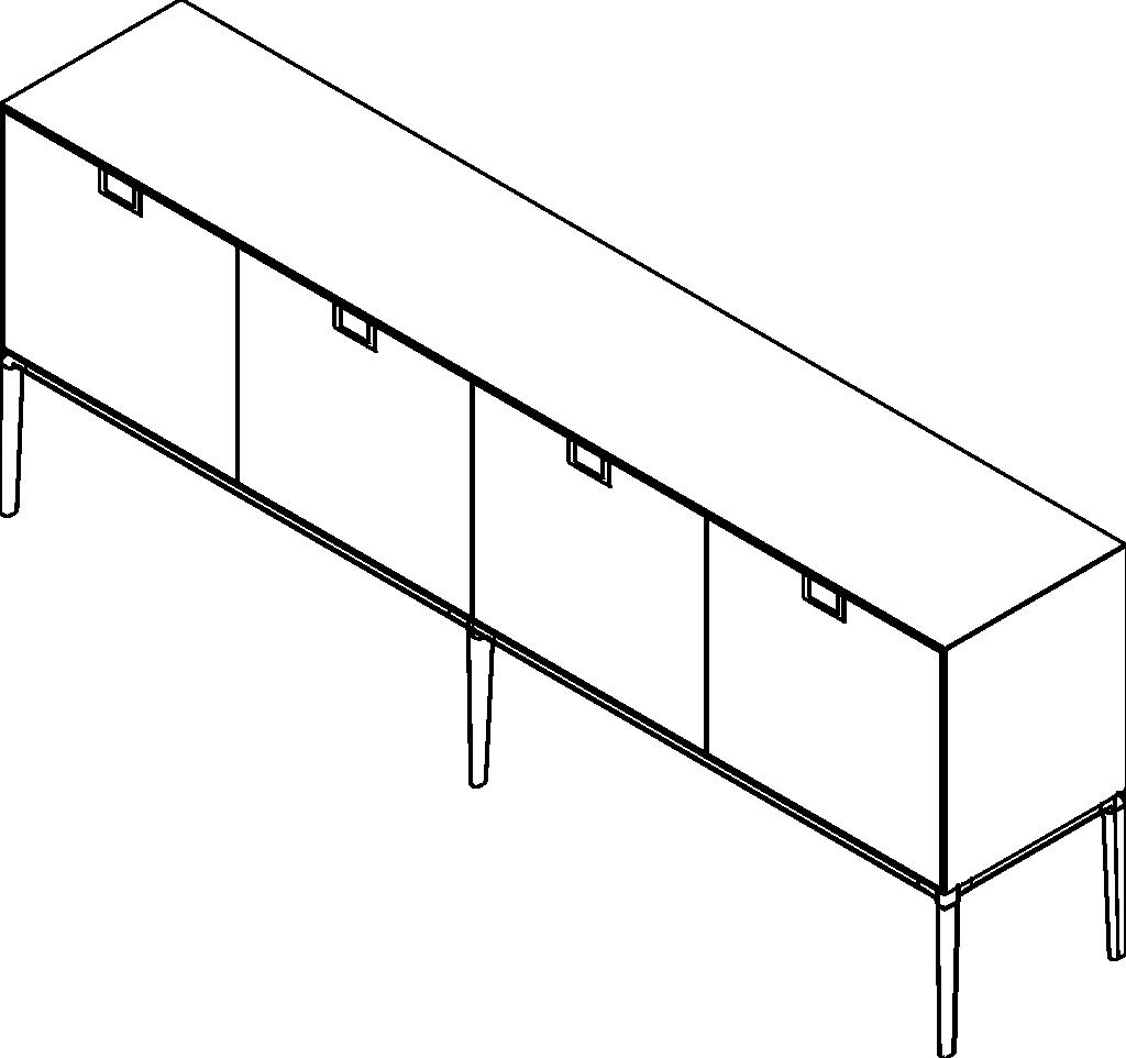 Download BIM Objects Alcor Credenze
