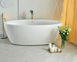 Aquatica Sensuality Freestanding Solid Surface Bathtub