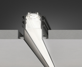 lampada con profilo incassato parete bronx panzeri modelli 3d bim