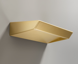 gonio wall lamp for indoor lighting gold panzeri made in italy