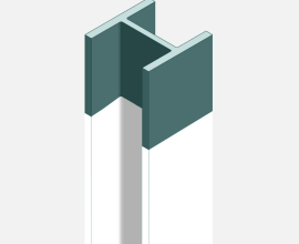 Download revit model F62 Paint One Pilastri e travi in Acciaio Closed steel elements