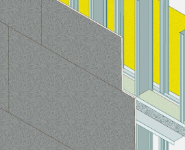 Download BIM Model Facade protection – Non-ventilated double-skin facade, EI 30–60 