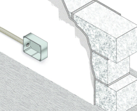 Download revit model Global Building F62 Paint - Wall protection in stone bloocks sp. 150 