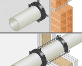 Download BIM model global building attraversamento pareti spessore maggiore o uguale a 100
