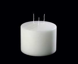 Decorative objects CANDLE 3 WICKS 3D Models 