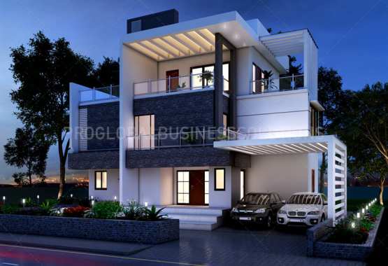 Architectural 3D exterior rendering