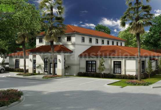 Exterior House Rendering Architectural Animation Studio