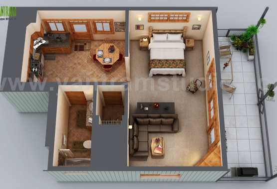 Small House Floor Plan Design Ideas by Yantram 3d virtual floor Plan design Melbourne, Australia