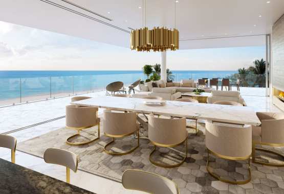 3D Interior Design Rendering for a Resort in Antigua