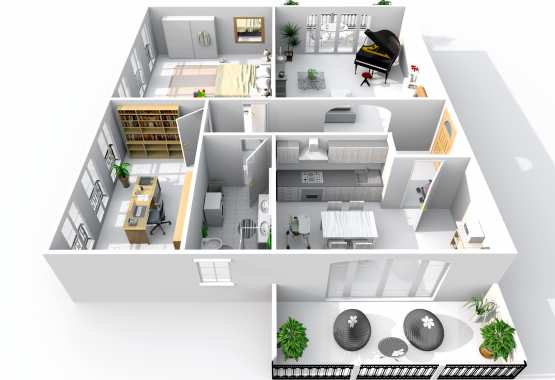 Individual House Floor Plan Design