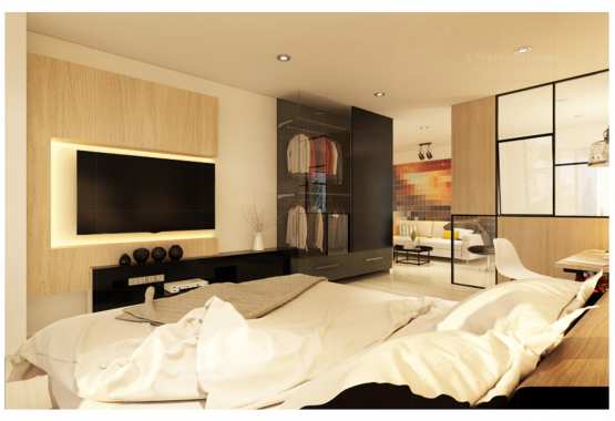 3D Interior Bedroom Design