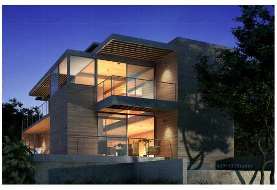 3D Villa Exterior Design