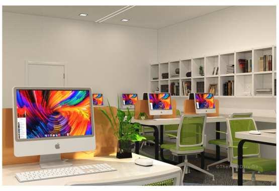 3D Office Interior Rendering