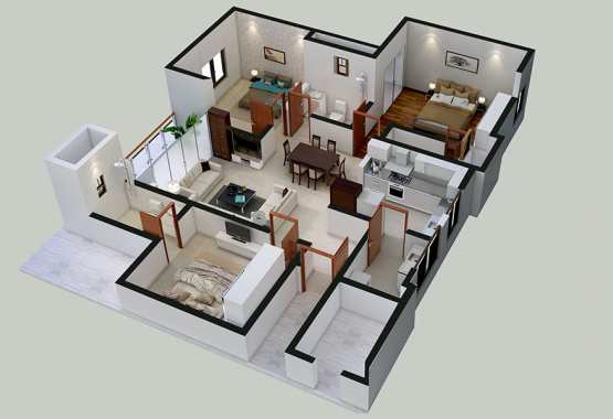 3D Floor plan design